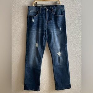NWT RSQ New York Slim Straight Distressed Men’s Denim Jeans W30xL30